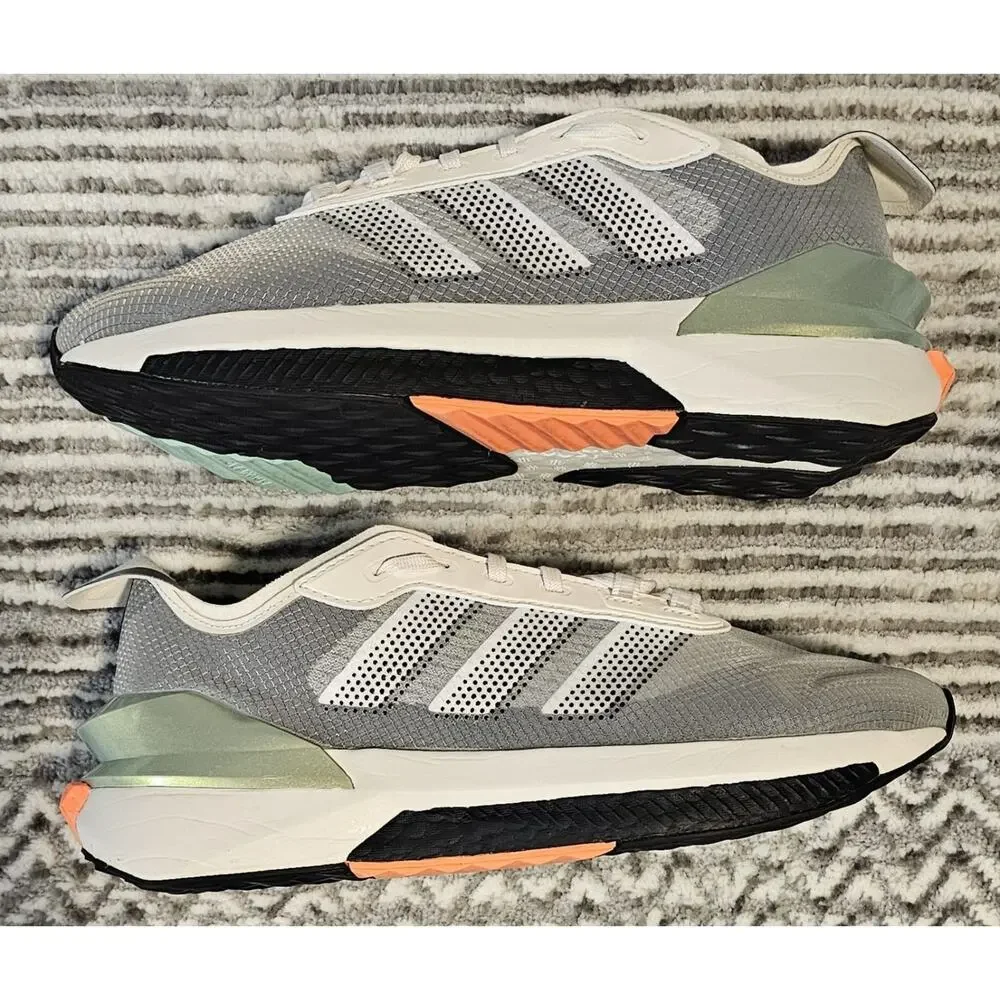 Adidas Avryn Boost Chalk White Black Men's Size 8 Running Shoes HP5973
